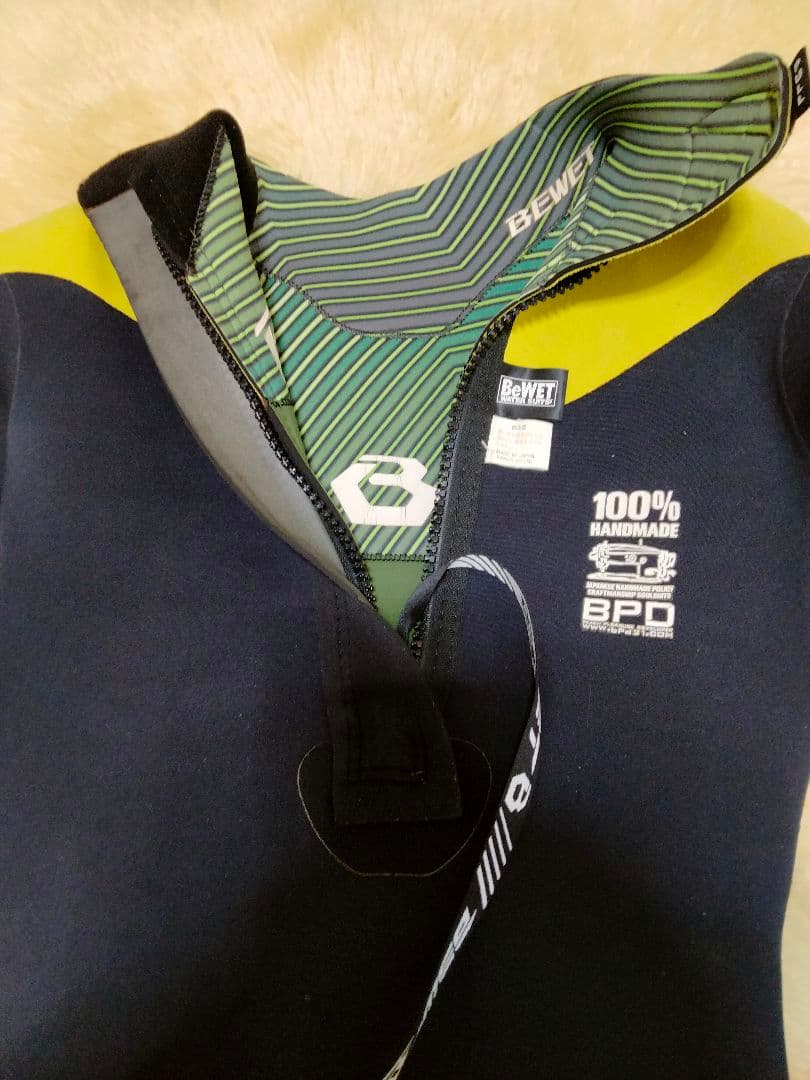BEWET ネイビー/イエロー ウェットスーツ