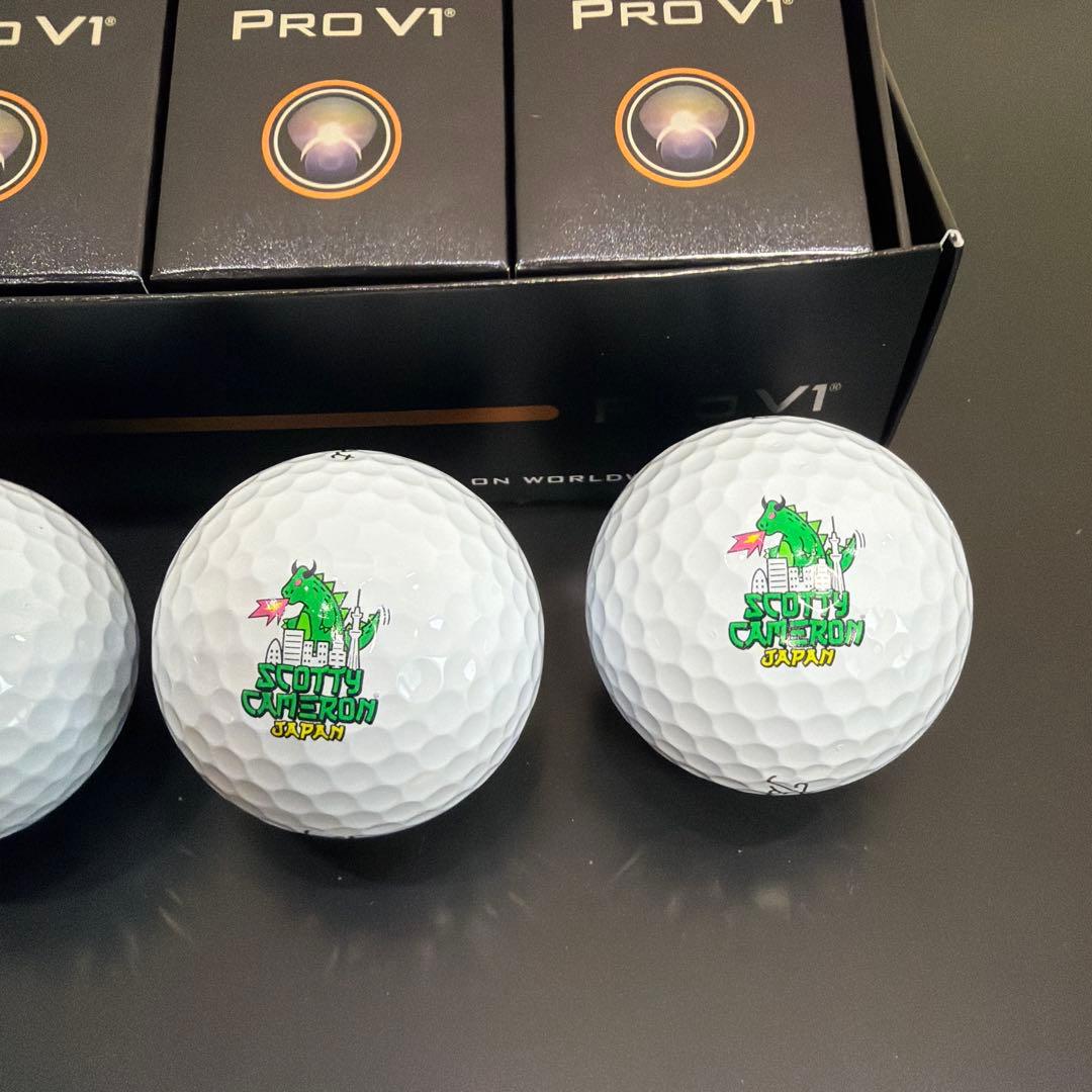 スコッティキャメロン 限定 タイトリスト PRO V1 ゴジラ 1ダース