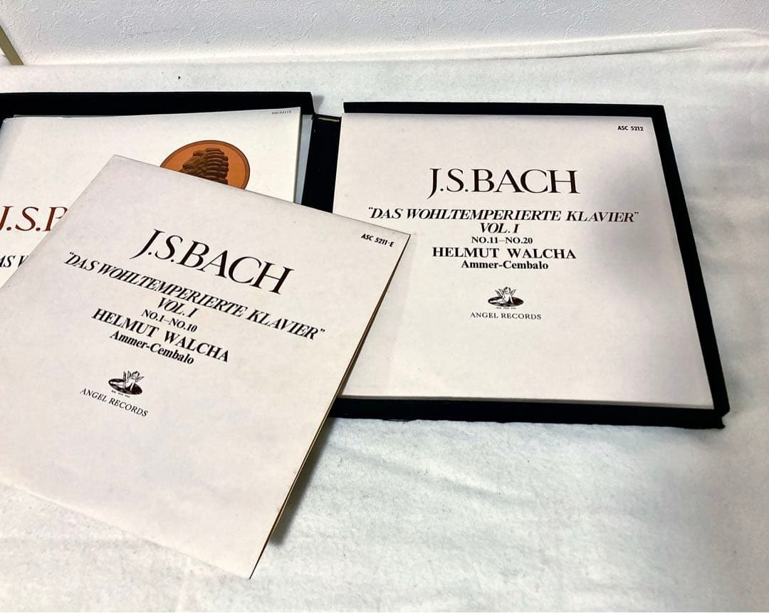 バッハ 平均律クラヴィーア全曲集 東芝 LP レコード 原音 1963年