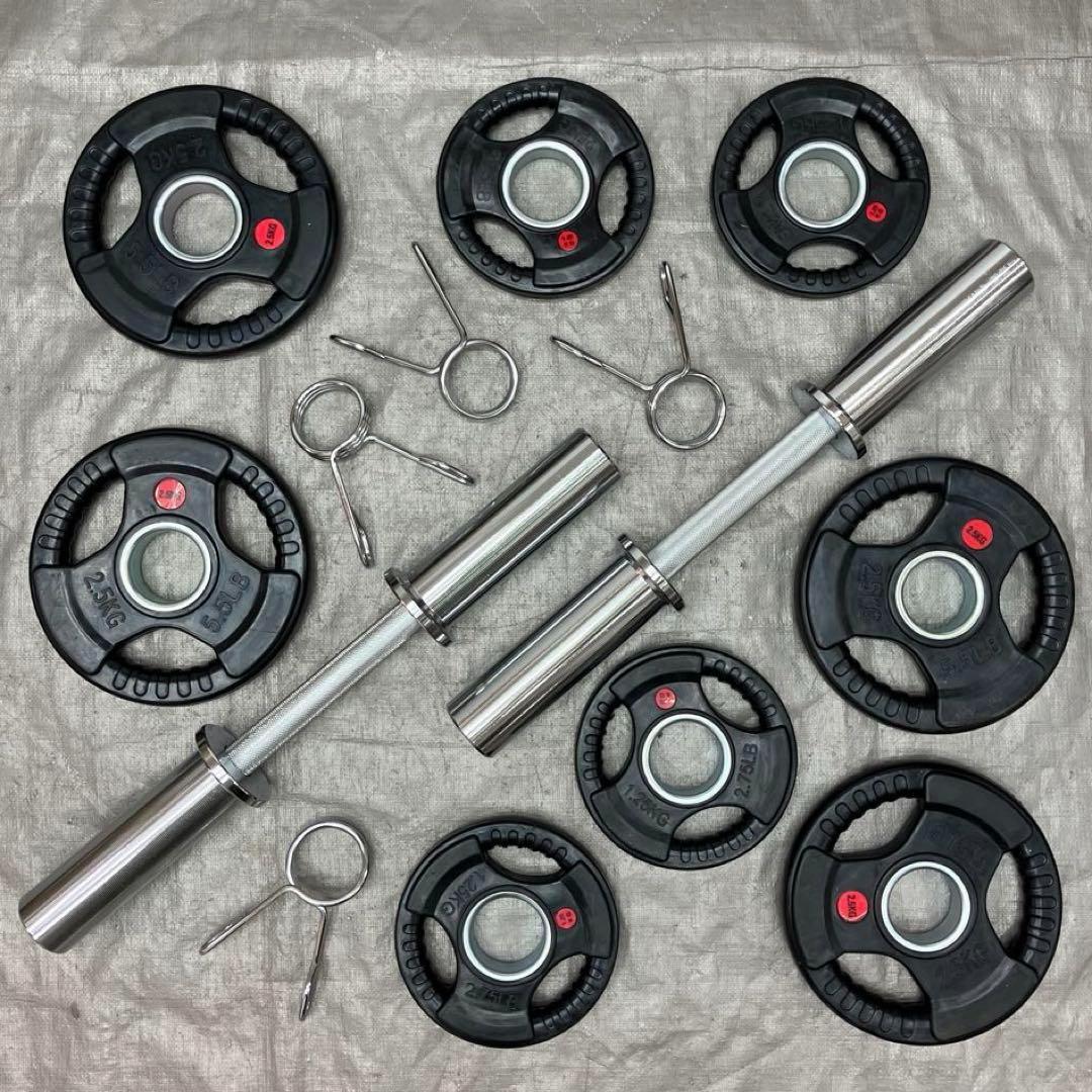 あろん★ダンベルシャフト★プレート97.5kgセット