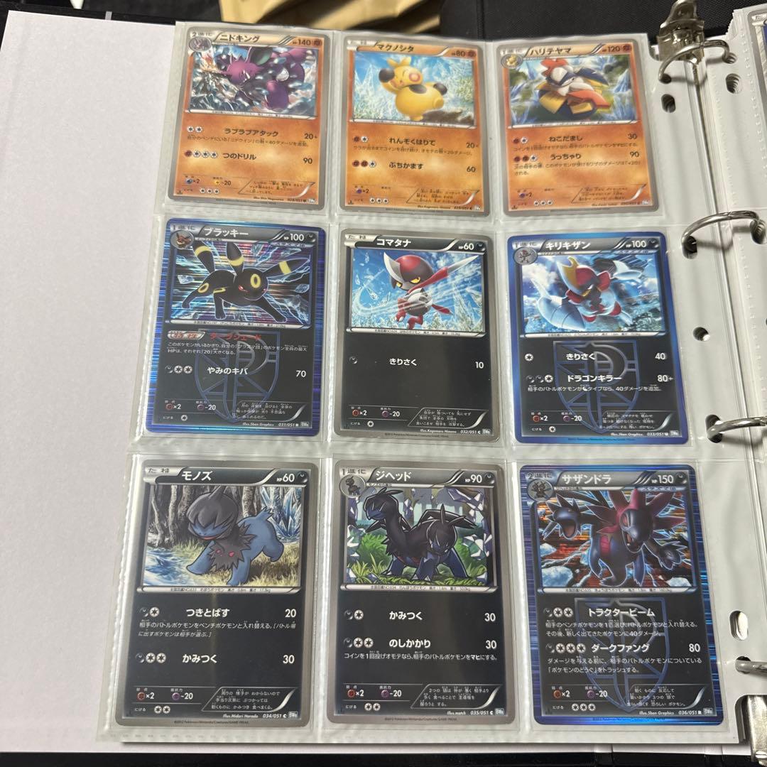 ポケモンカード BW8 ライデンナックル アララギ博士 sr 他