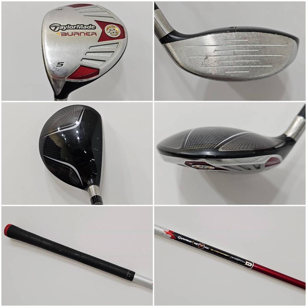 【レフティ】メンズ左利き初心者　テーラーメイド　ゴルフクラブセット　K-2404