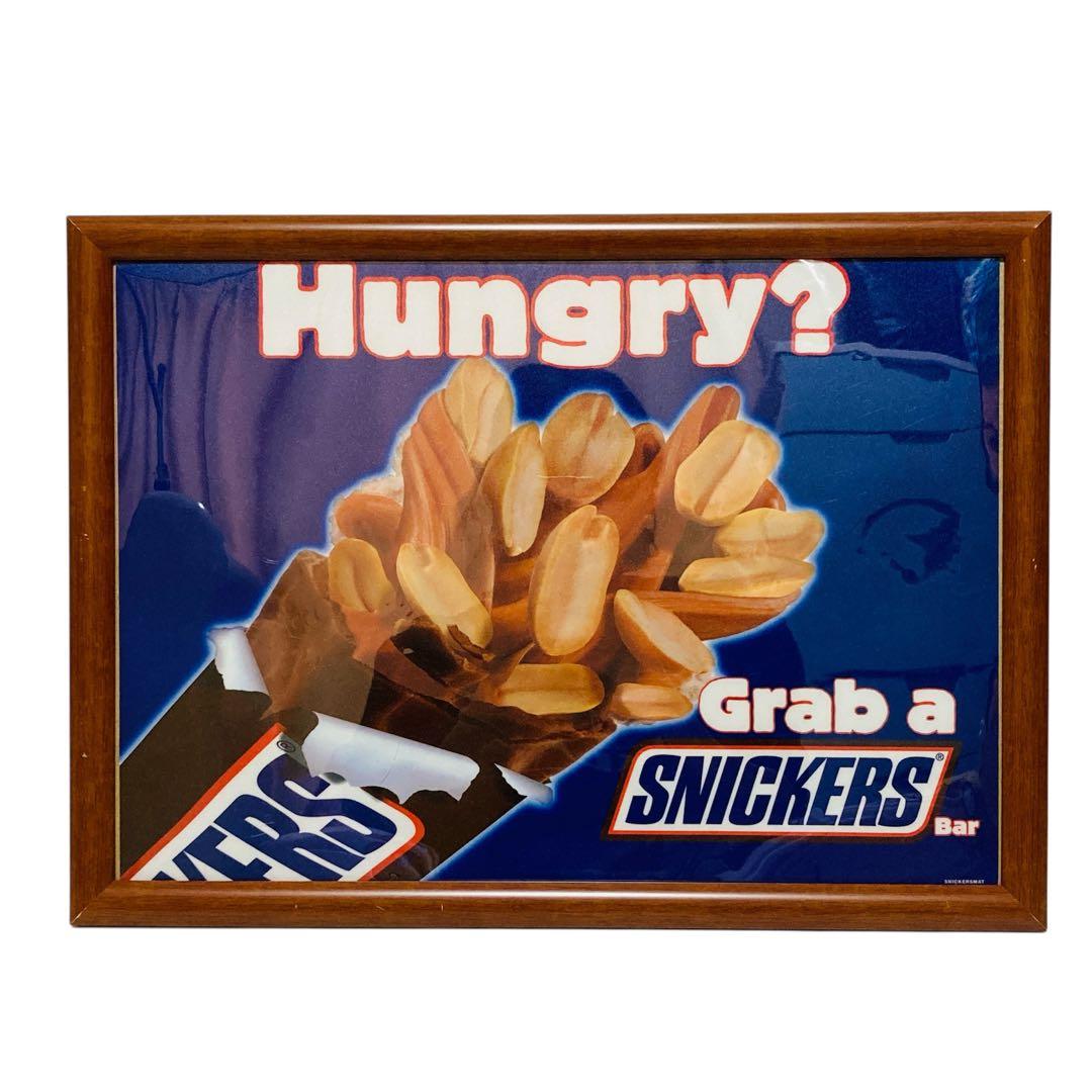 90年代ヴィンテージ　スニッカーズ　サインプレート　アドバタイジング