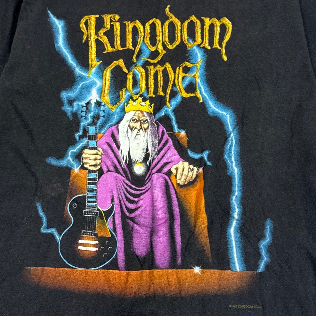 希少 80s Kingdom Come ヴィンテージ バンドTシャツ 当時物 L