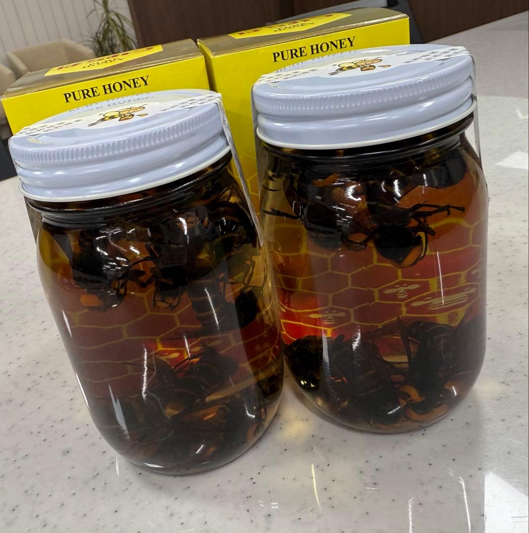 スズメバチ焼酎漬け 2瓶