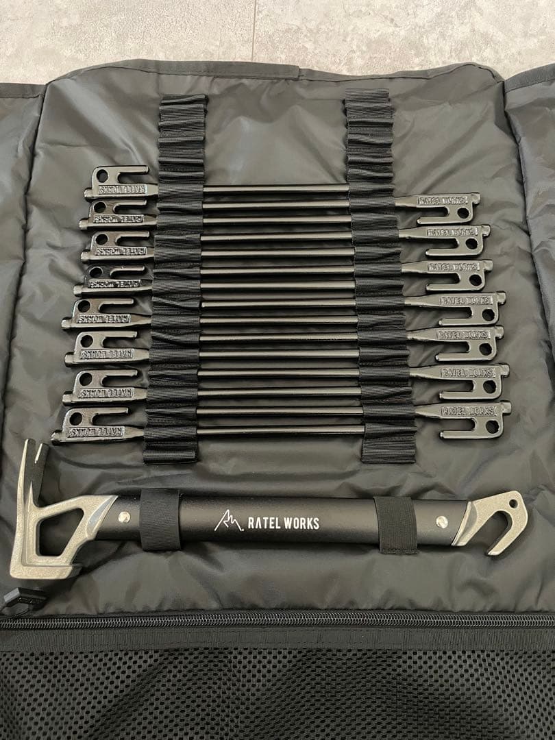 ラーテルワークス　ペグ15本　ハンマー　セット