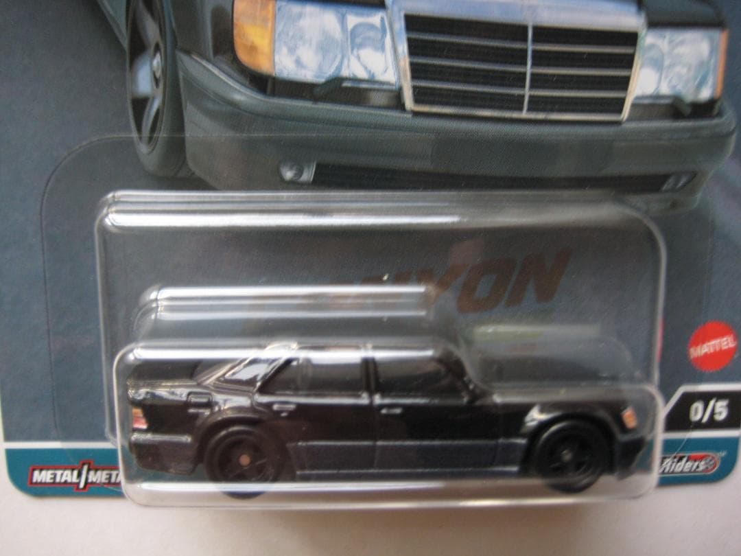 ミニカー HOT WHEELS MERCEDES-BENZ 500E