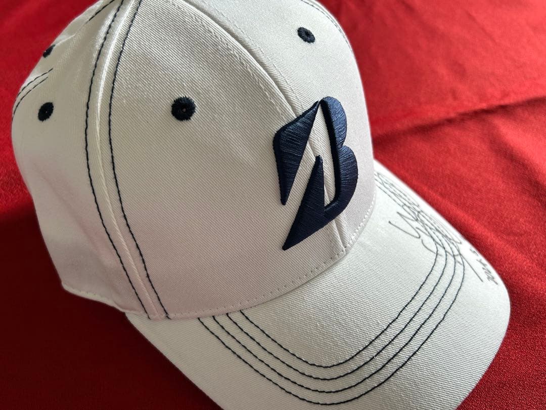 貴重　新品　ゴルフキャップ　竹田麗央（タケダ　リオ）優勝当日　直筆サイン入り