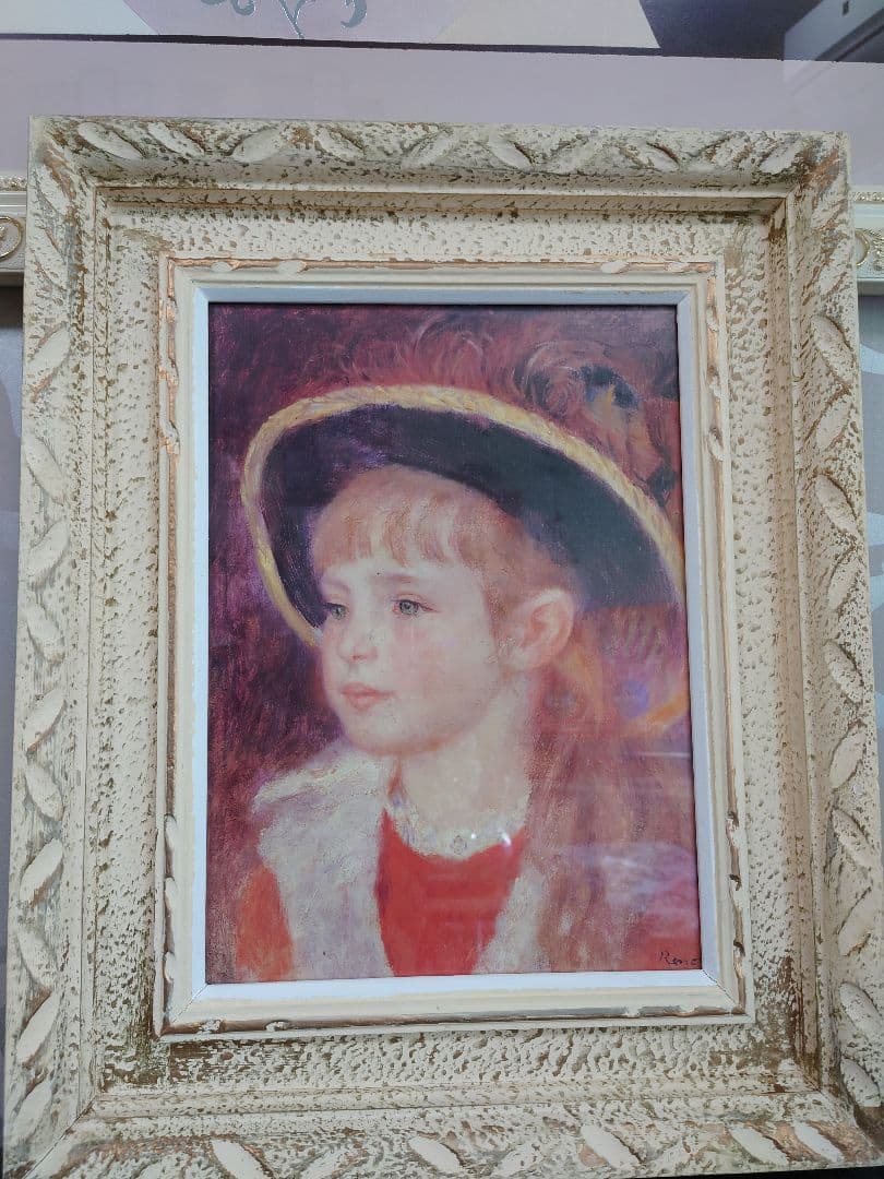 ルノワール　青い帽子を被った少女