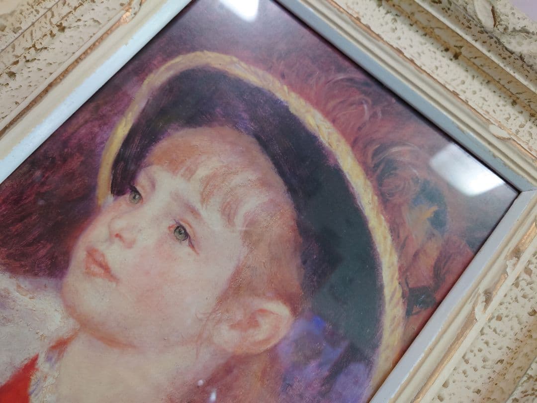 ルノワール　青い帽子を被った少女