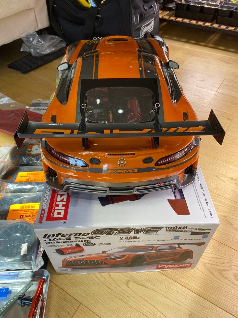 1/8 4WD インファーノGT2 VE AMG GT3 オプションスペア多数