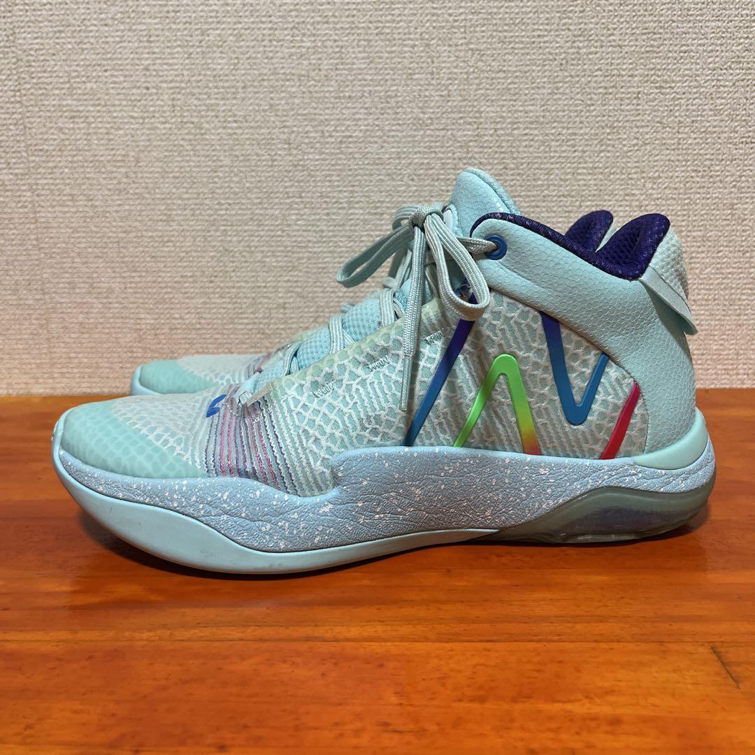 ニューバランス バスケットシューズ 25.5cm ミントブルー
