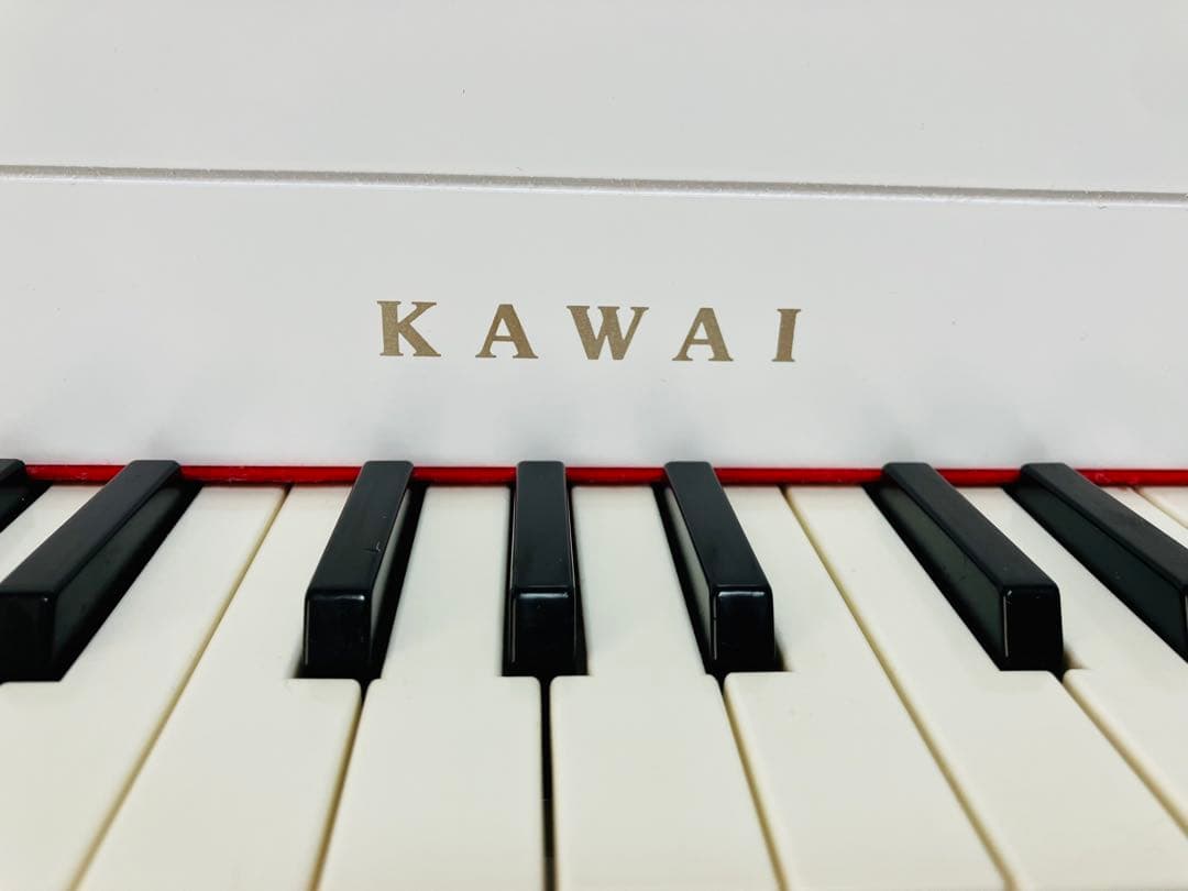 KAWAI アップライトピアノ ホワイト　32鍵盤　美品　箱あり トイピアノ