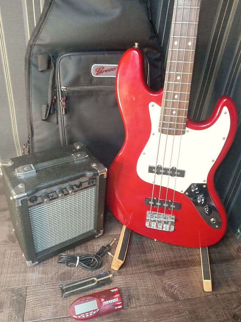 初心者 セット SX エレキベース Standard Series 赤 レッド