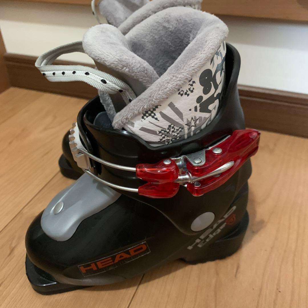 ロシニョールスキー板（67㎝）HEADスキー靴（15.5㎝）、ストック（70㎝）