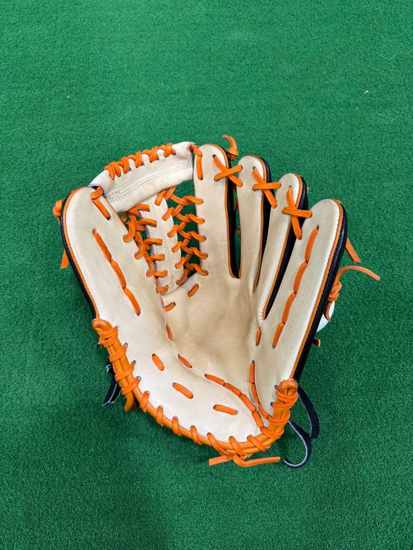 今が大チャンス❗️ AG硬式特殊重心グローブ　オーダー外野用VREAXシール加工済