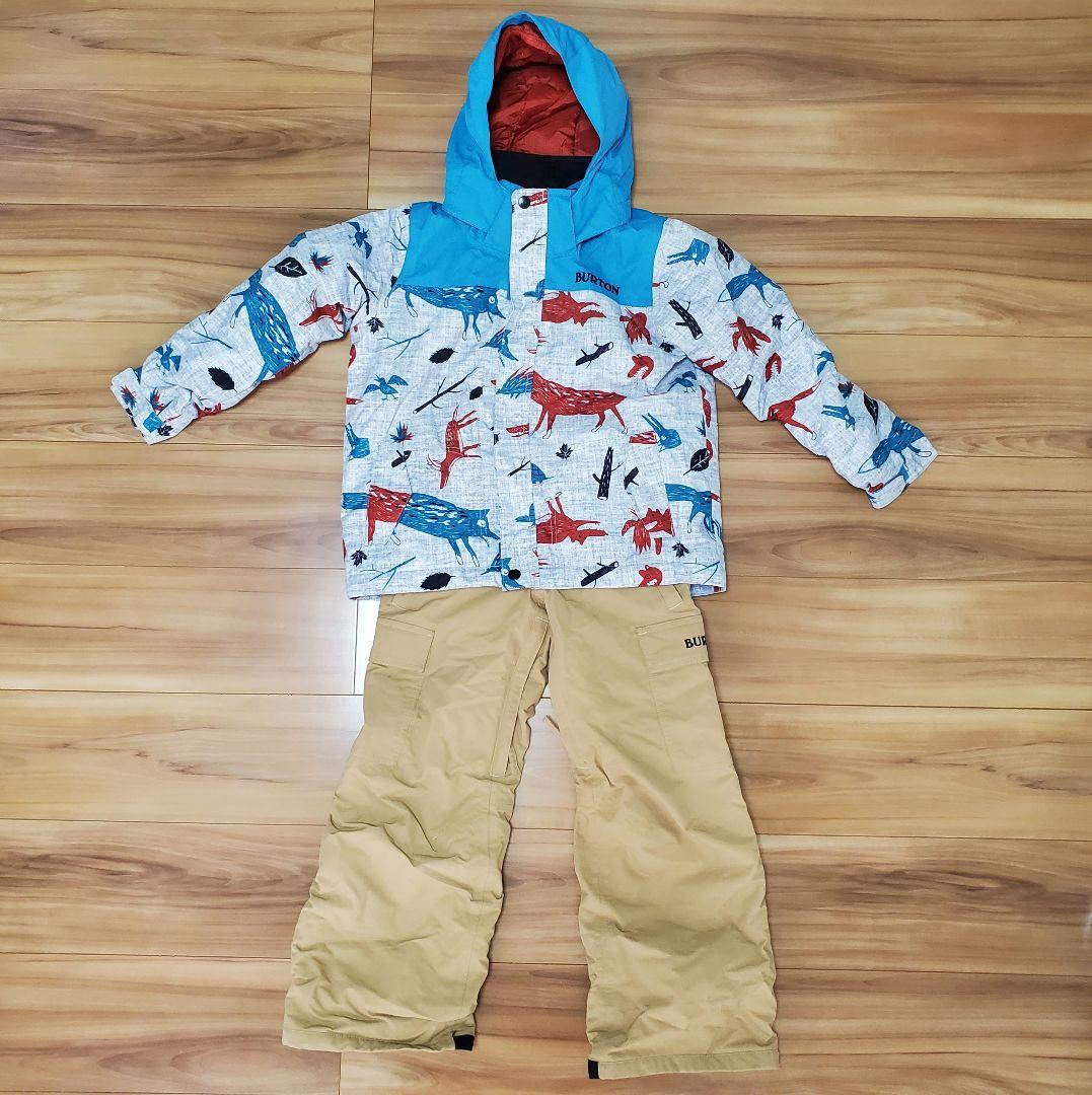 【3点セット】BURTON 子ども用スノーボードウェア　上下セットお尻パッド付き