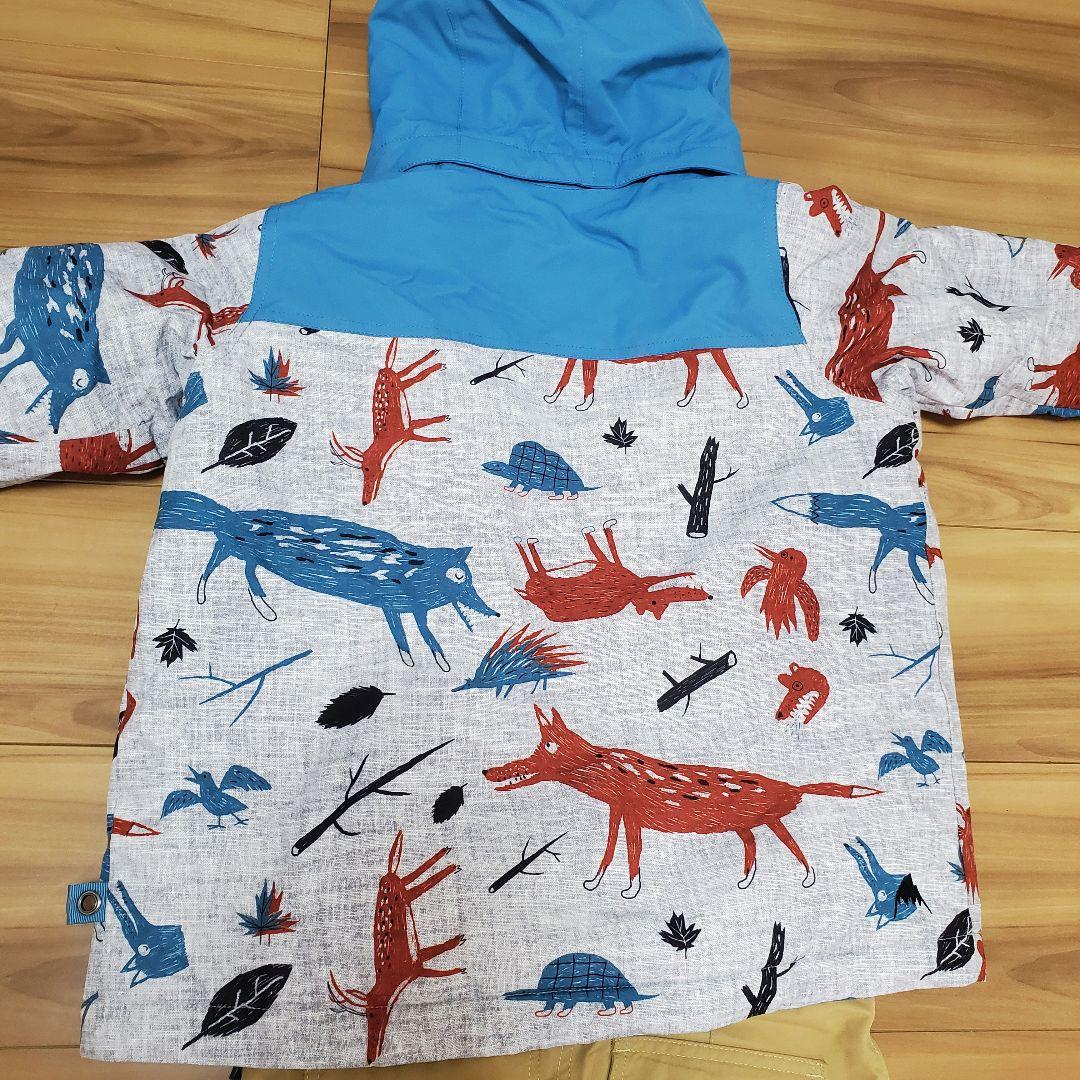 【3点セット】BURTON 子ども用スノーボードウェア　上下セットお尻パッド付き