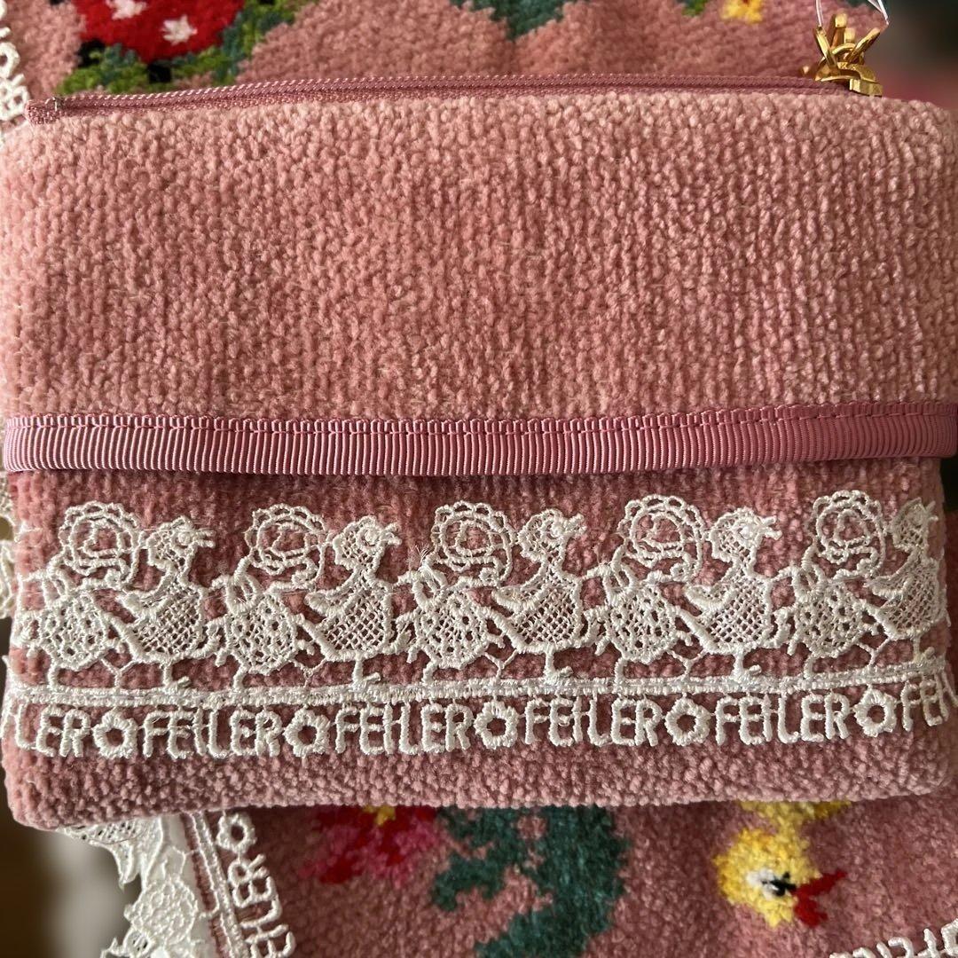 フェイラーハイジ近沢レースコラボ ハンカチ＆ティッシュポーチ【新品】