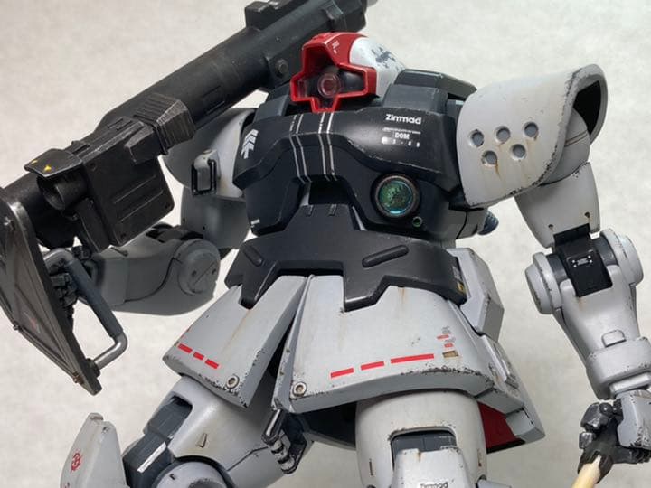 MG 1/100ドム ホワイトオーガー 重装仕様 改修 塗装 完成品　ガンダム
