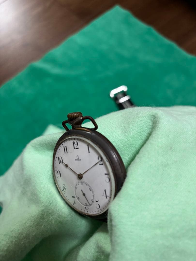 オメガ 懐中時計 アンティーク　ジャンク