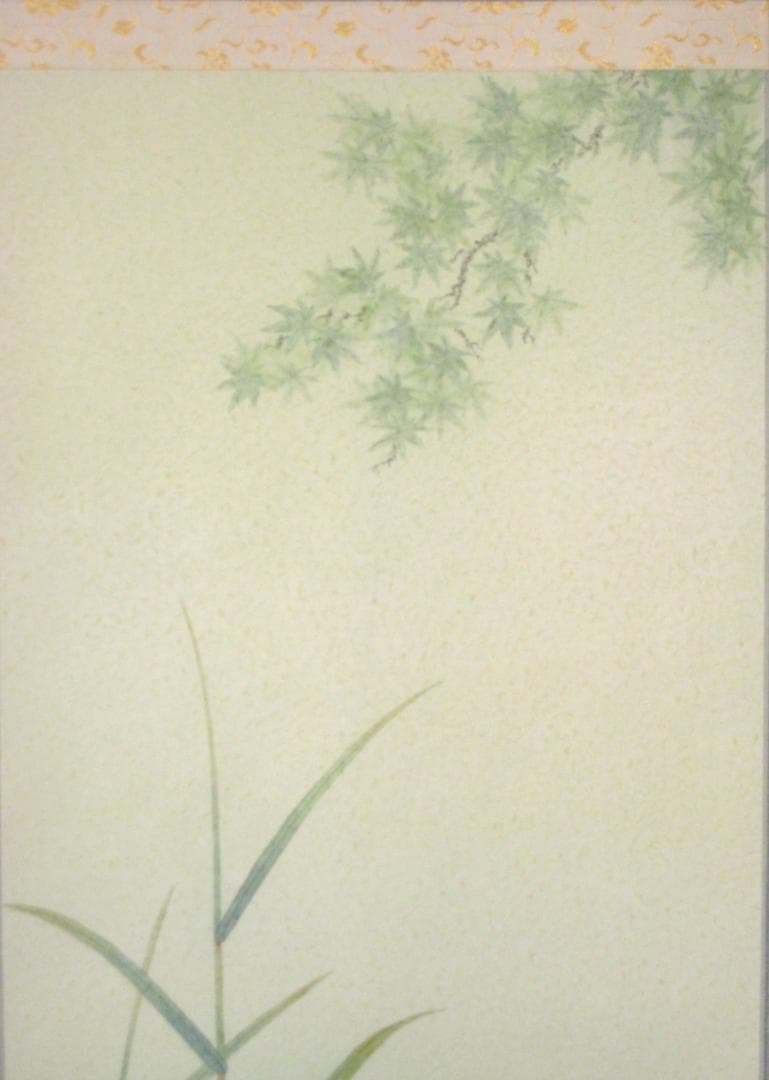 こ*り様 【真筆】掛け軸 掛軸　翡翠(かわせみ)◆柳沢寿江　太巻仕様・共箱・タト