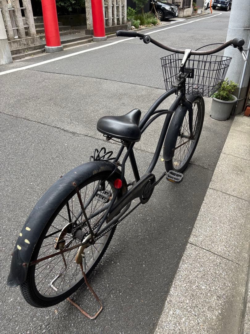 jiji　引取り限定レインボービーチクルーザーブラックダースベイダー 26