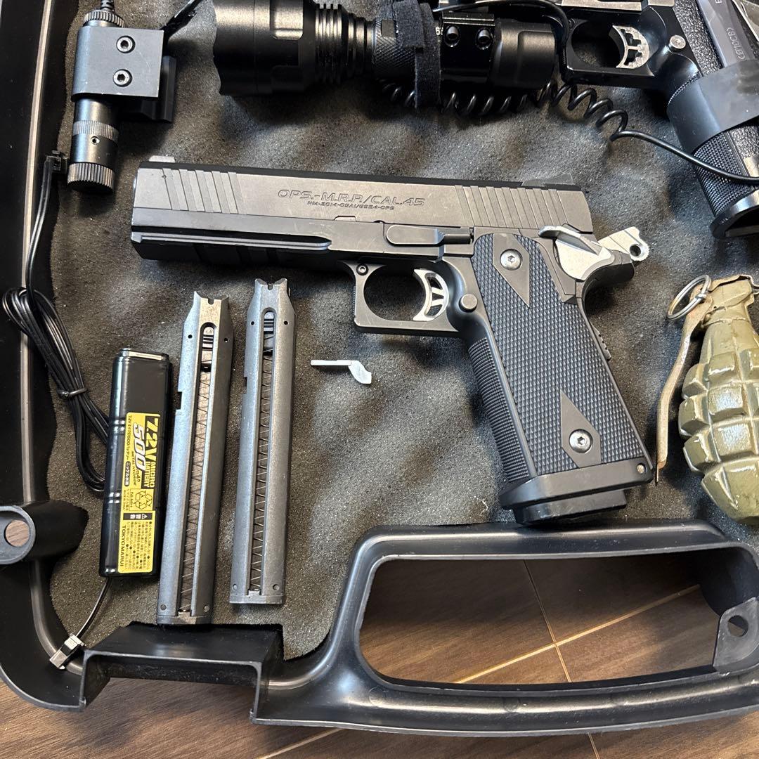 OPS-Tactical45 ガスガン 電動ガン　ハイキャパ3丁セット