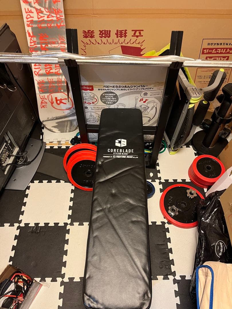 筋トレ　バーベル　ダンベル　プレート　セット