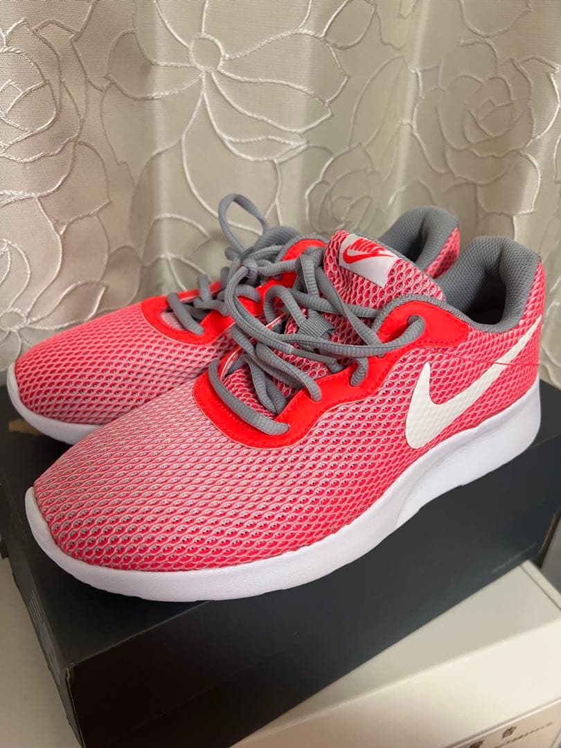 Nike メンズ シューズ US8 ピンク/グレー