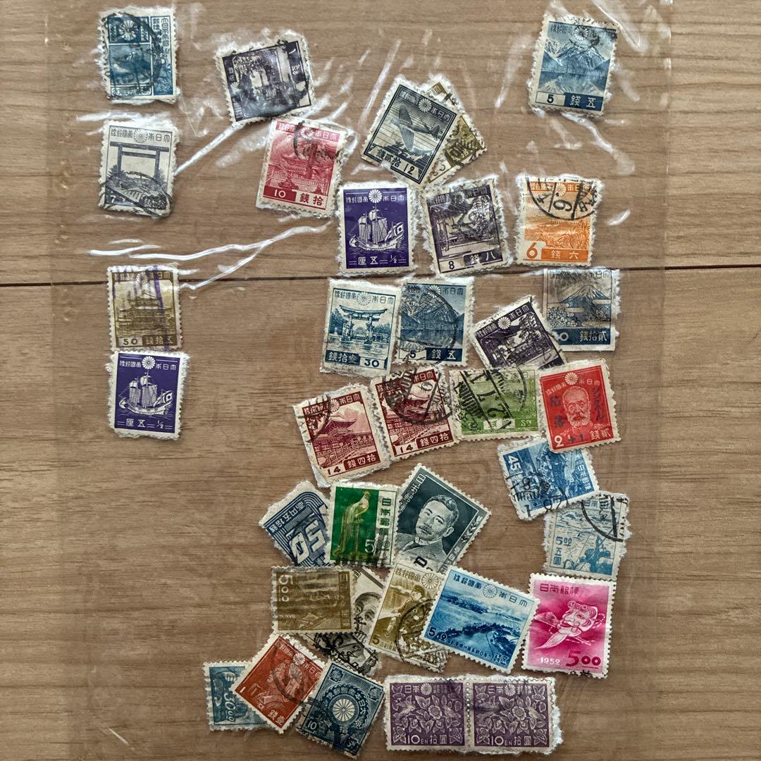 多国籍使用済切手コレクション