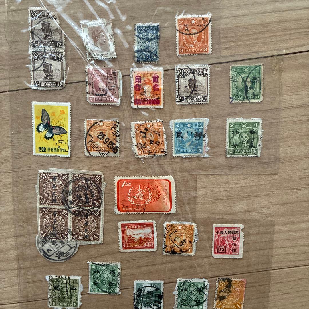 多国籍使用済切手コレクション