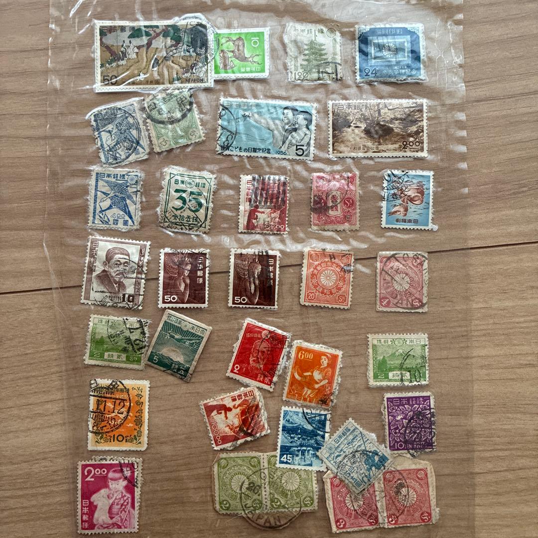 多国籍使用済切手コレクション