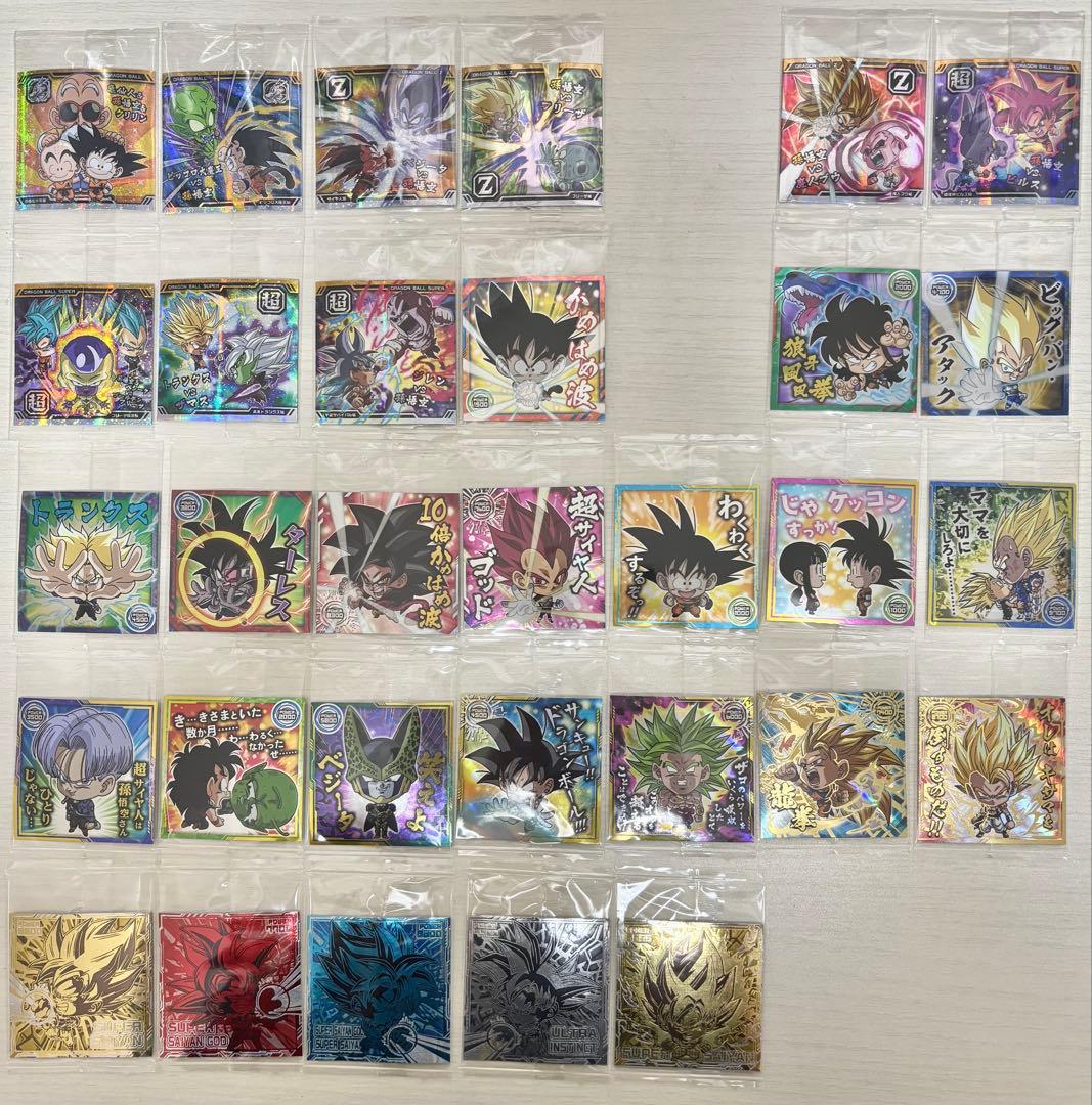 ドラゴンボールウエハース　引退　フルコンプ+セミコンプ+おまけ