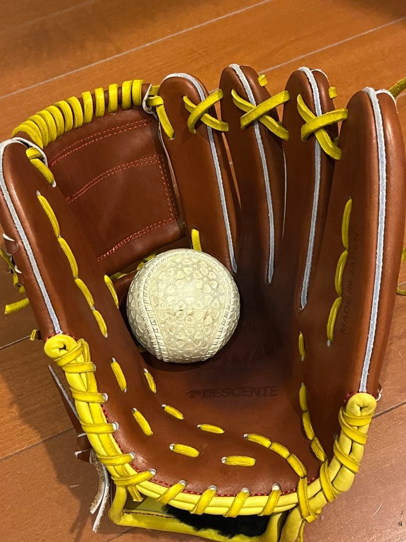 デサント投手用硬式グローブ オーダー パドレスカラー Promade