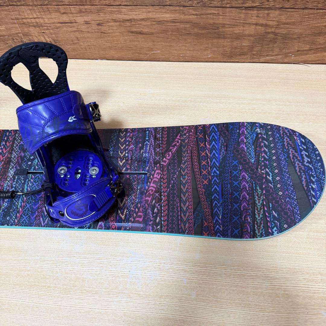 美品　BURTON バートン　レディース　スノーボード　5点セット　ブーツ無し