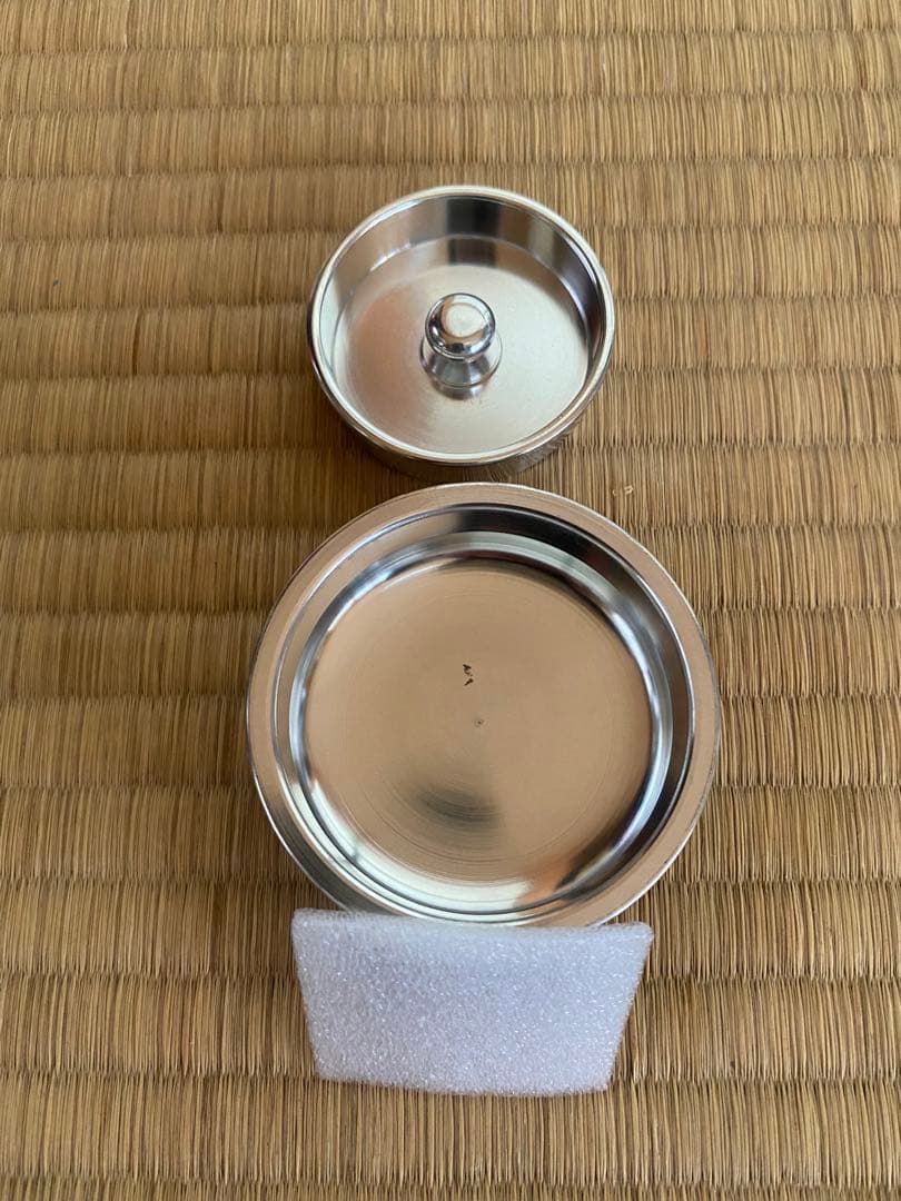 錫製　茶壺　錫半　上錫