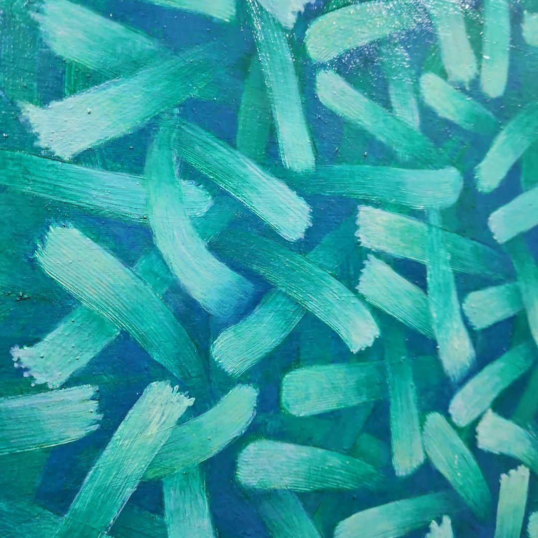 「旺盛」　加藤將信　油絵抽象油彩画 　F２０号