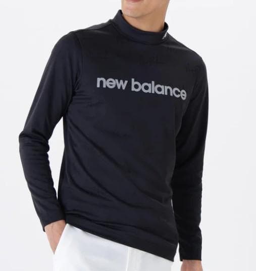 NBゴルフ　モックネックシャツ【5(L寸)】ブラック　0125267003
