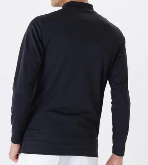 NBゴルフ　モックネックシャツ【5(L寸)】ブラック　0125267003