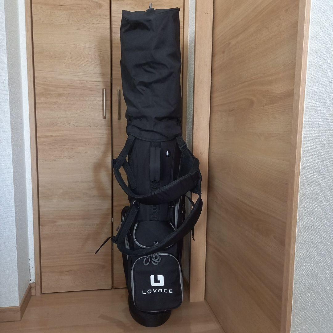 【新品未使用】LOVACE　14分割　スタンドキャディバッグ　ブラック