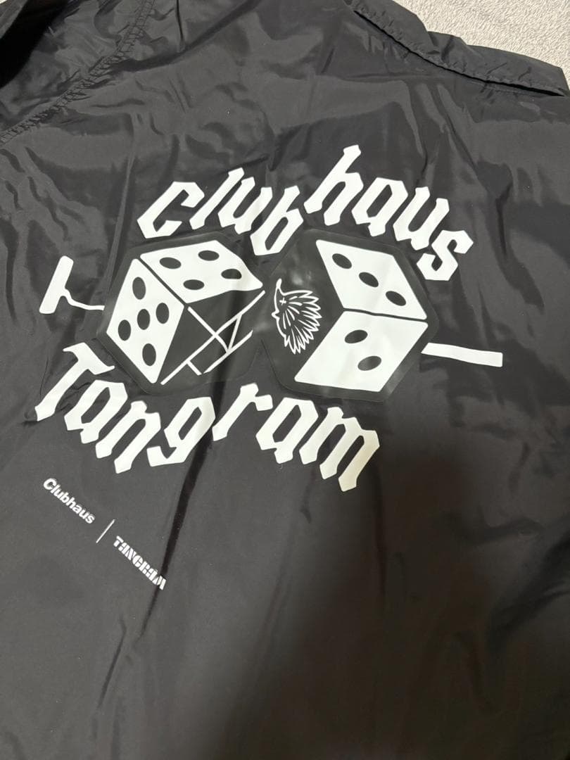 CLUBHAUS × TANGRAM タングラムコラボ　ナイロンコーチジャケット