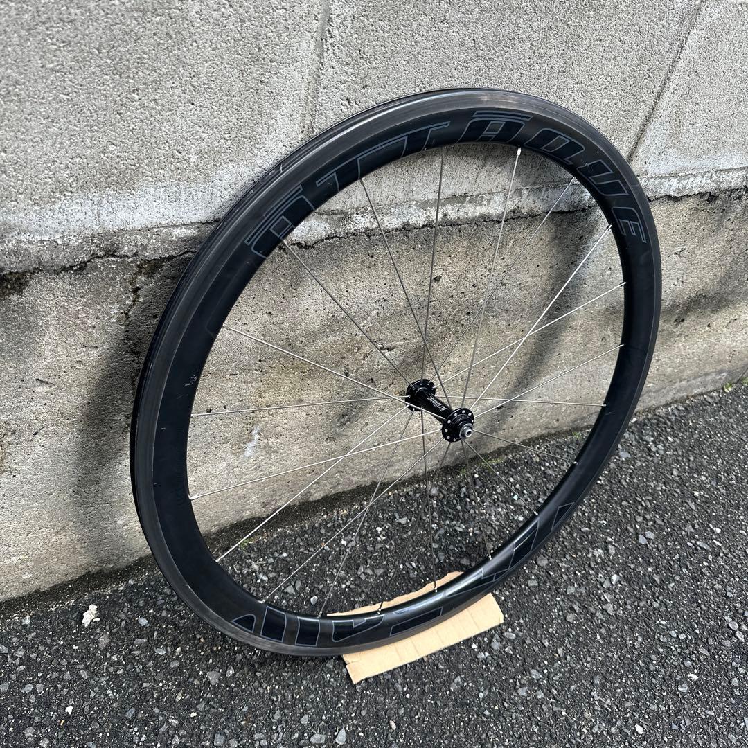 ピストバイク　カーボン　クリンチャー　ホイールセット　ATTAQUE 700c