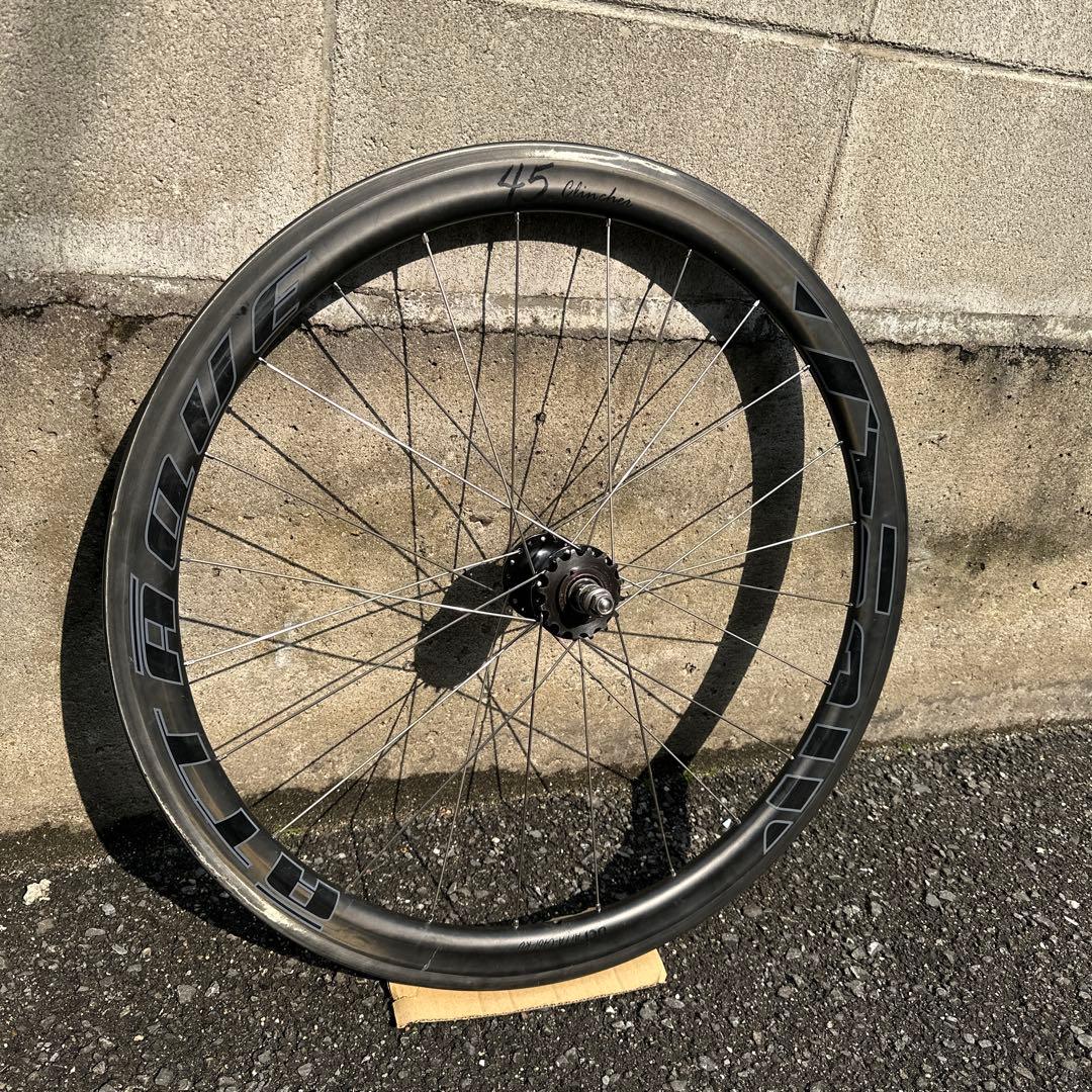 ピストバイク　カーボン　クリンチャー　ホイールセット　ATTAQUE 700c