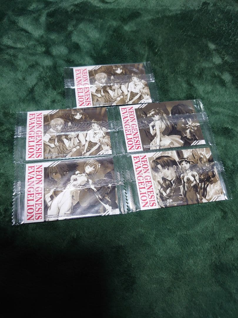 希少品 chap.1&2&3のみ 内袋未開封 エヴァンゲリオンウェハースカード