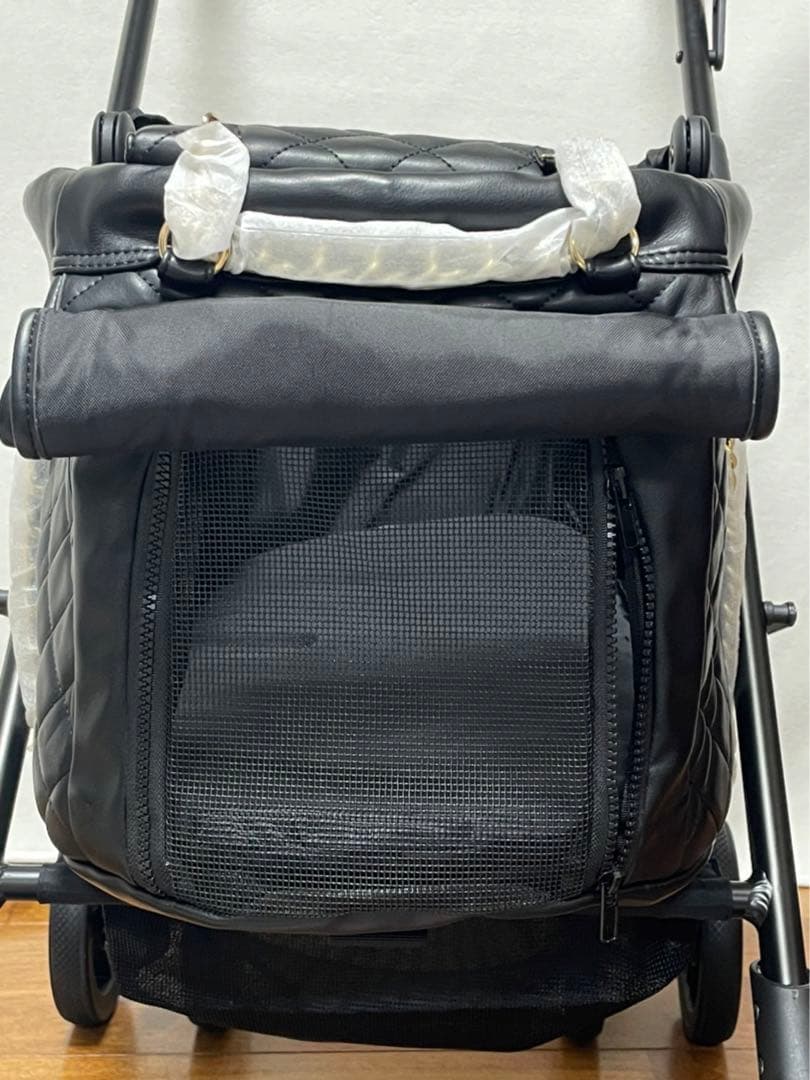 ブラックキルティングペットカート WANRIDE 美品
