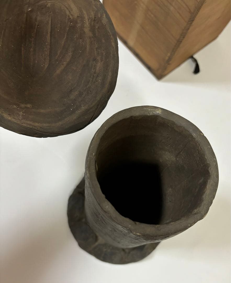 「御経筒 天平二年八月 観世音尊像入」1点|仏具 経点 お経 和本