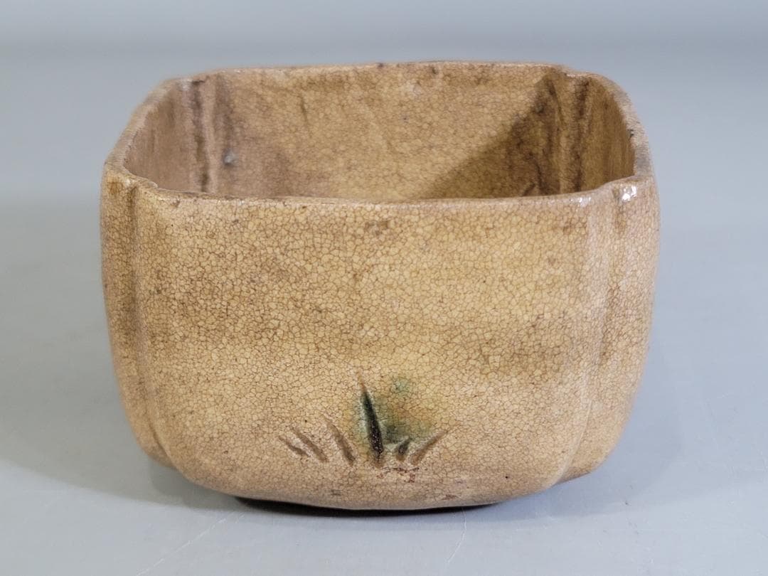 古美術 黄瀬戸 四方 器 時代物