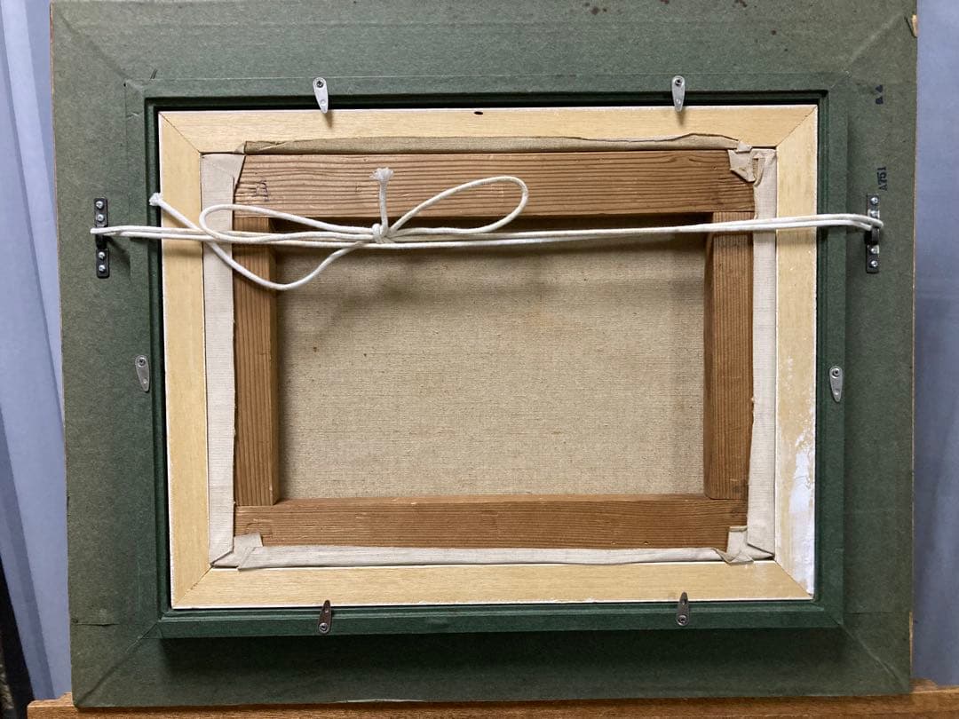 油彩 油絵 【海老沢巌夫】 「犬吠埼」(仮題) 「美術年鑑」掲載作家 F4