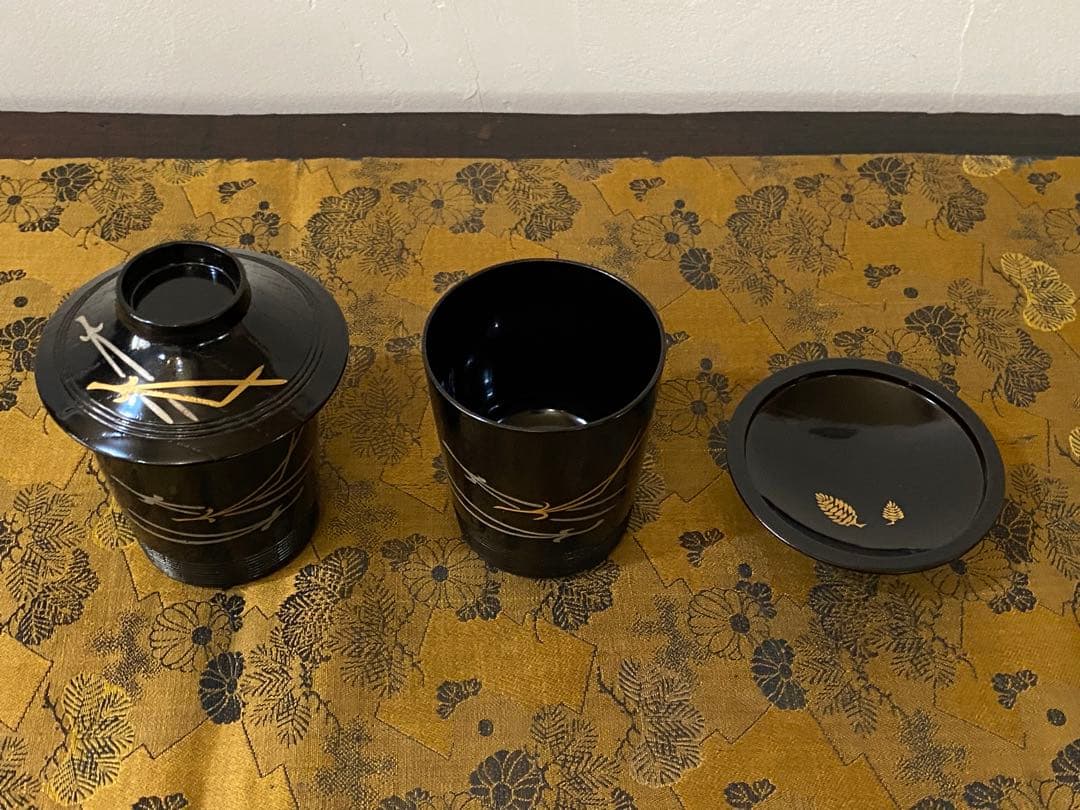 茶道具　懐石道具一式　新品未使用品　木製　本漆